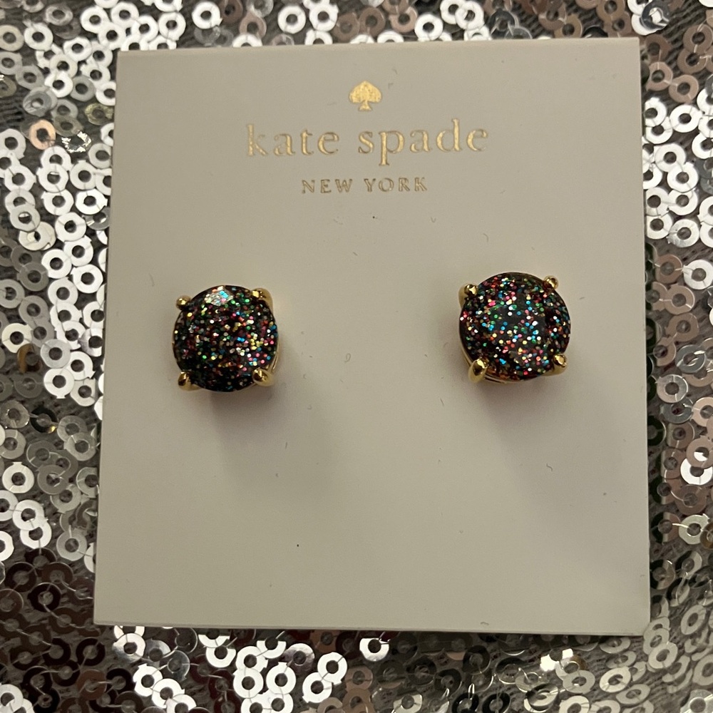 Kate Spade Multicolor Glitter Earrings